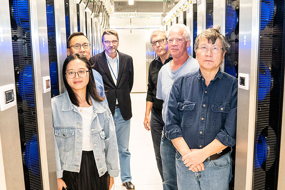 Part of the team that manages the tape storage library at the Scientific Data and Computing Center