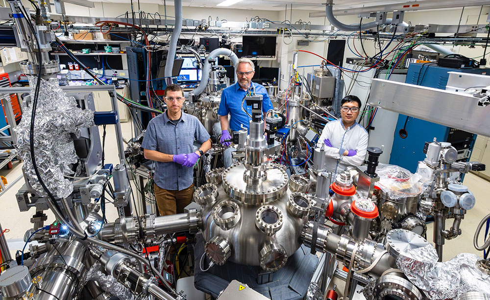 Three researchers
