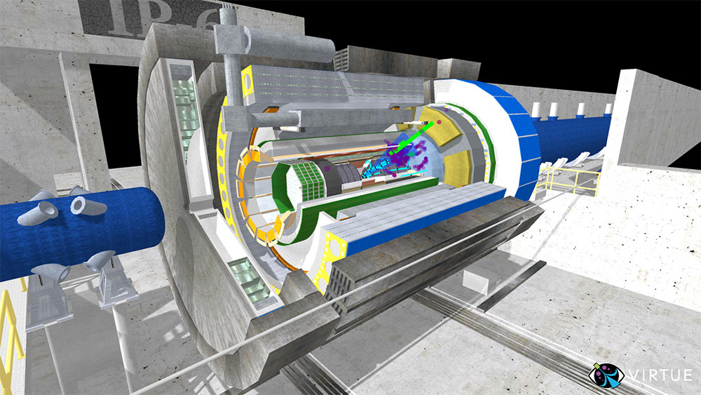A rendering of detector equipment