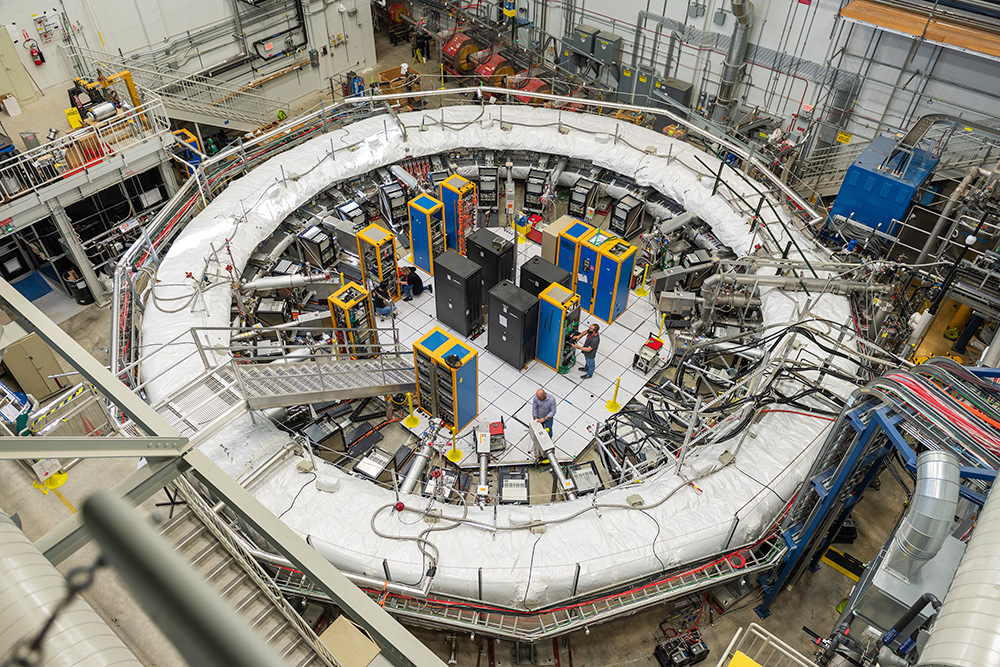 Photo of Muon g-2 experiment at Fermi National Accelerator Laboratory