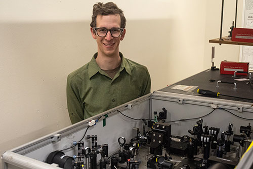 Max Kudisch in the lab