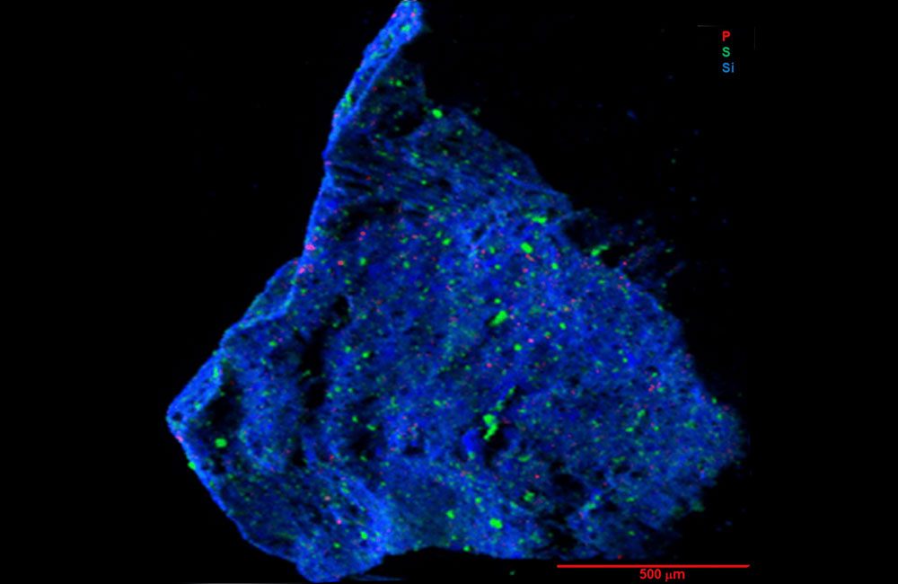Asteroid sample grain