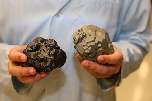 3D-printed models of nanoparticles