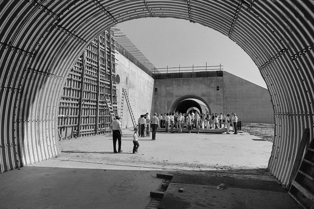 RHIC tunnel construction