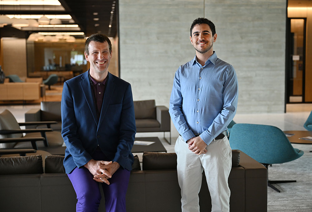 Georg Hoffstaetter de Torquat (left) and Eiad Hamwi (right)