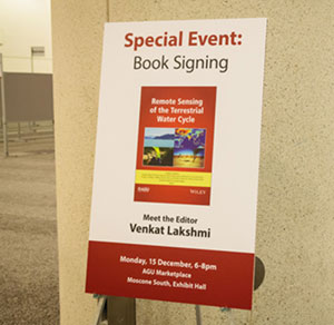 Book signing poster