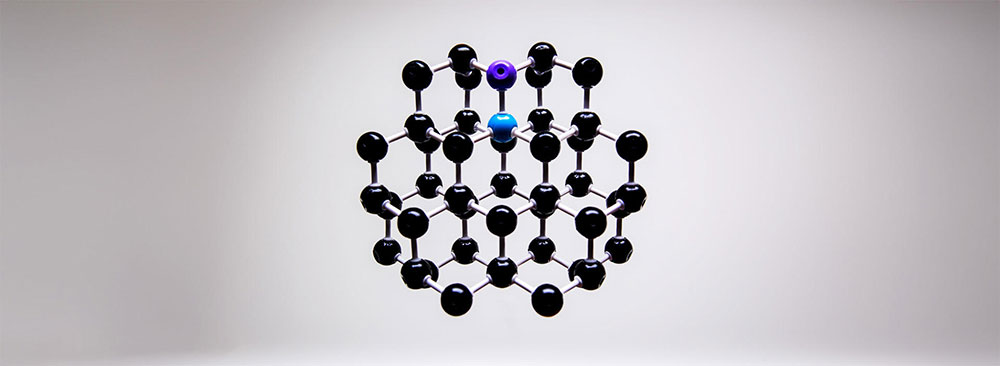 model of the lattice of atoms