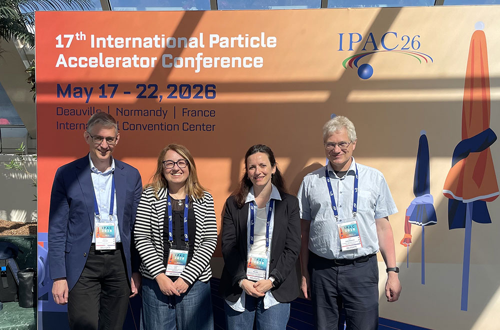 Wolfram Fischer, Luisella Lari, Tatiana Pielonim and Frank Zimmerman at IPAC