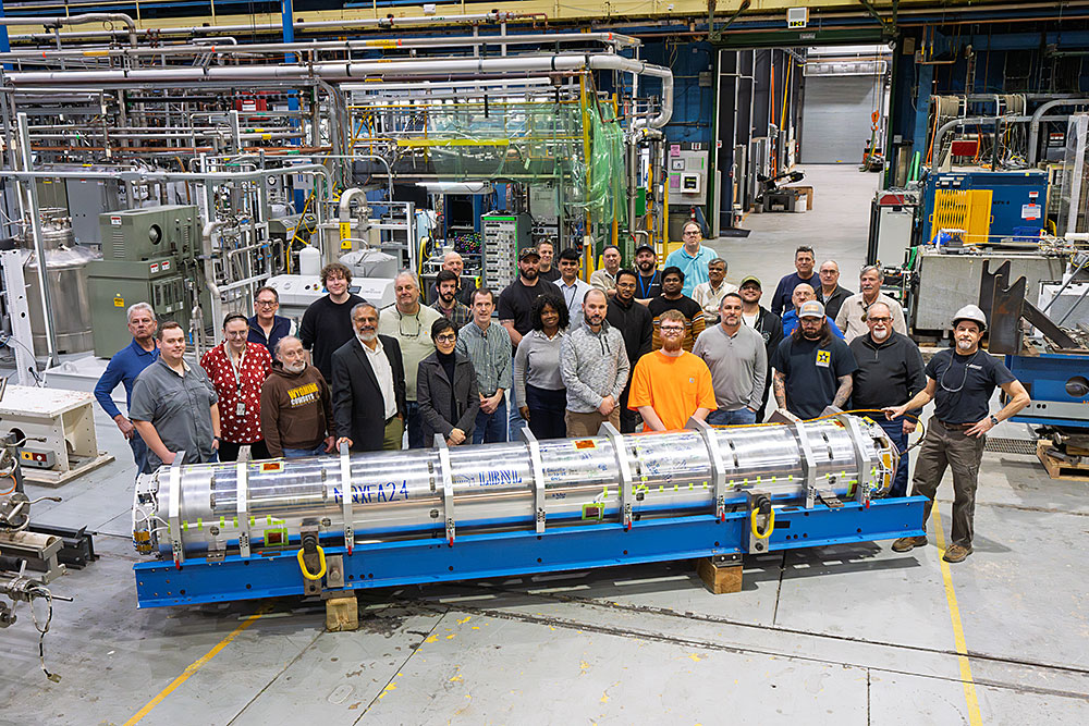 Members of Brookhaven's Superconducting Magnet Division