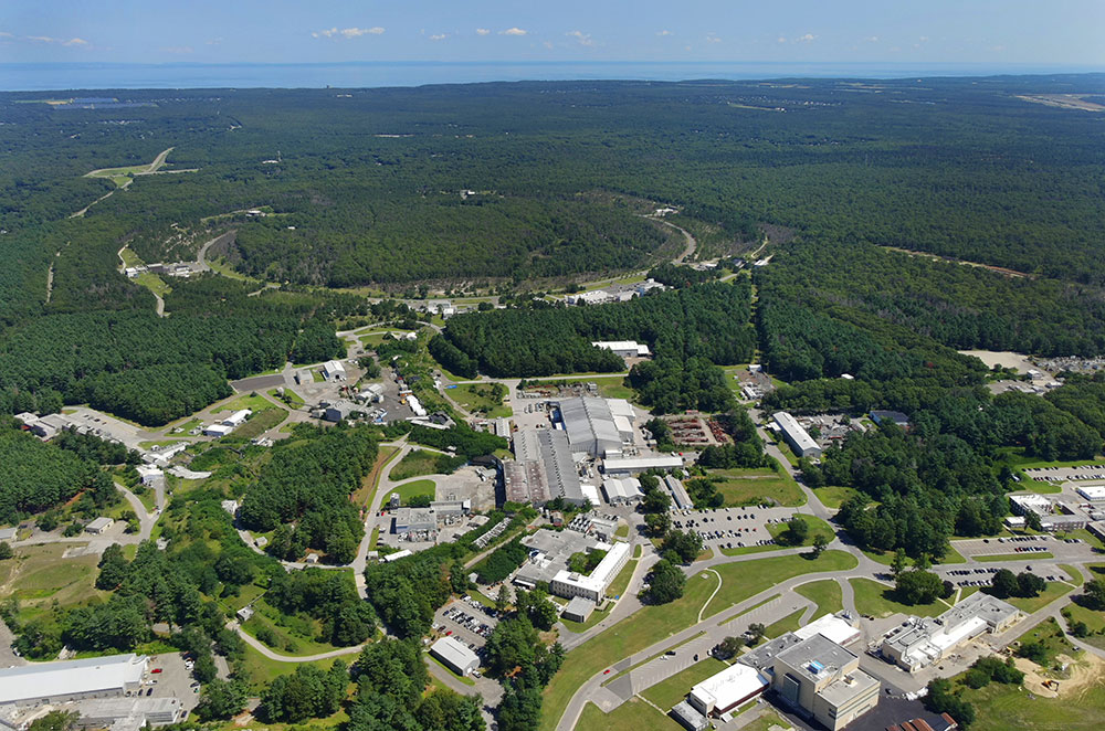 Aerial view of accelerator complex