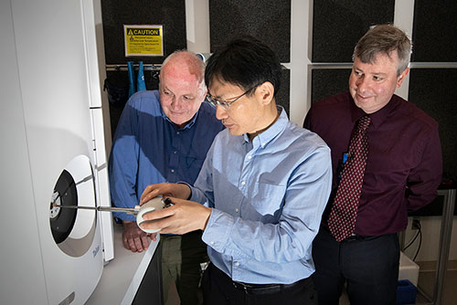 Sean McSweeney, Qun Liu and Julian Adams at LBMA