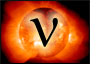 Sun and Neutrino Symbol