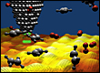 Dancing Molecules on Graphene