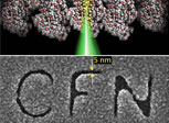 Focused electron beam drawing