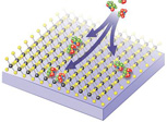 two-dimensional molybdenum illustration