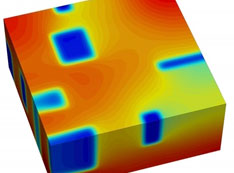 concentration of lithium evolve in a single nanoparticle as a battery works