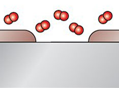 Schematic of superplastic alumina self-healing