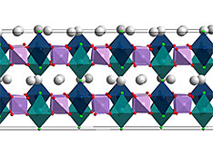 Illustration of low-temperature structure of NVPF
