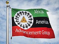 Photo of AAAG flag