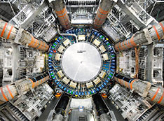 Photo of ATLAS detector at the Large Hadron Collider