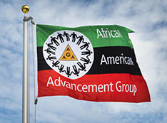 Photo of AAAG flag