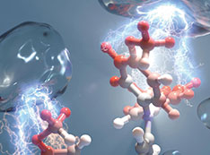 Illustration of perovskite solar cells with carbon dioxide