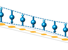 An artist's impression of how the team identified this historic phase of matter