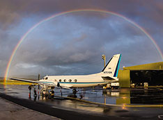 Photo of research plane