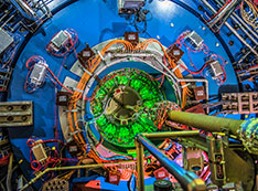 Photo of the STAR detector at RHIC