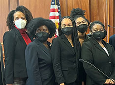 Photo of Dillard University's Mock Trial Nationals team