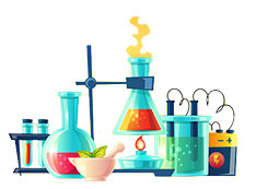 Science tools illustration