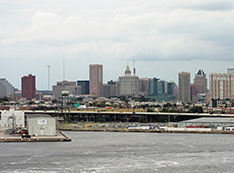 Baltimore city skyline