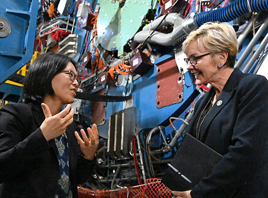 Lijuan Ruan and Secretary Granholm