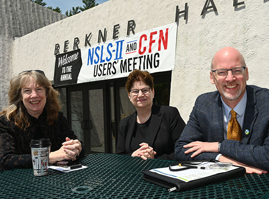 JoAnne Hewett, Linda Horton, and John Hill
