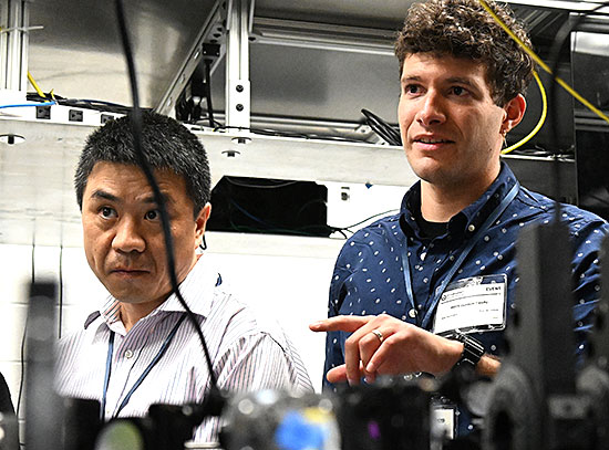 Two researchers