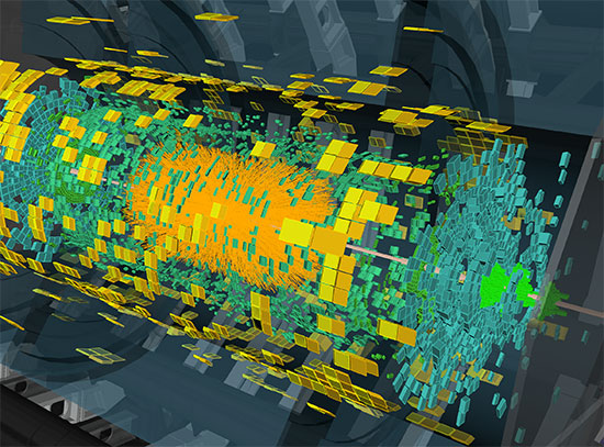 heavy-ion collision event