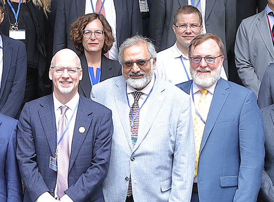 Representatives from funding agencies and research institutions