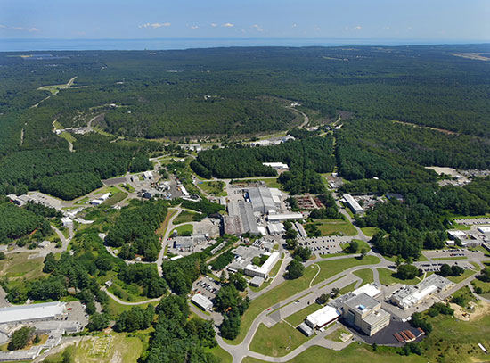 Aerial view of accelerator complex