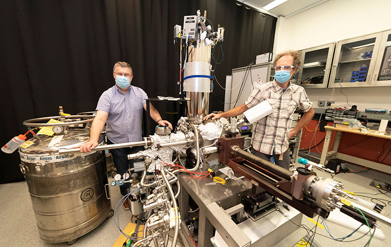 Photo of Photo of Jurek Sadowski (left) and Percy Zahl