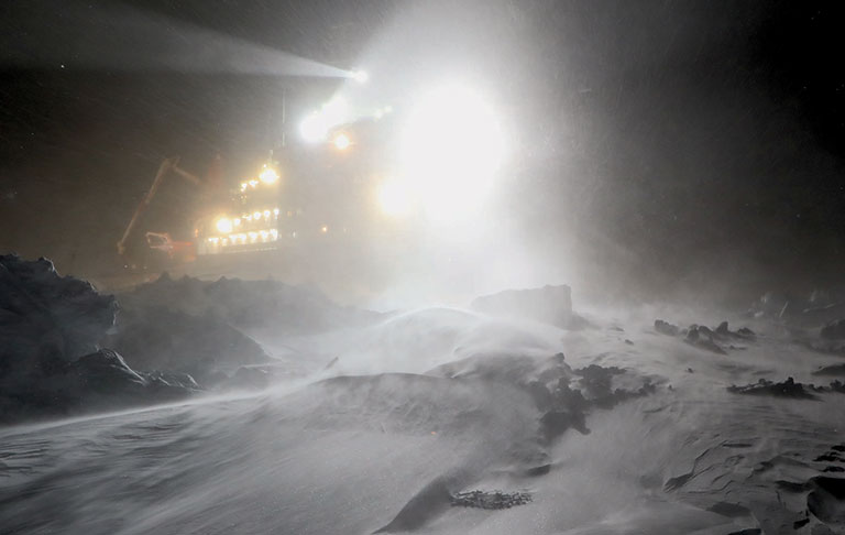 Arctic snow