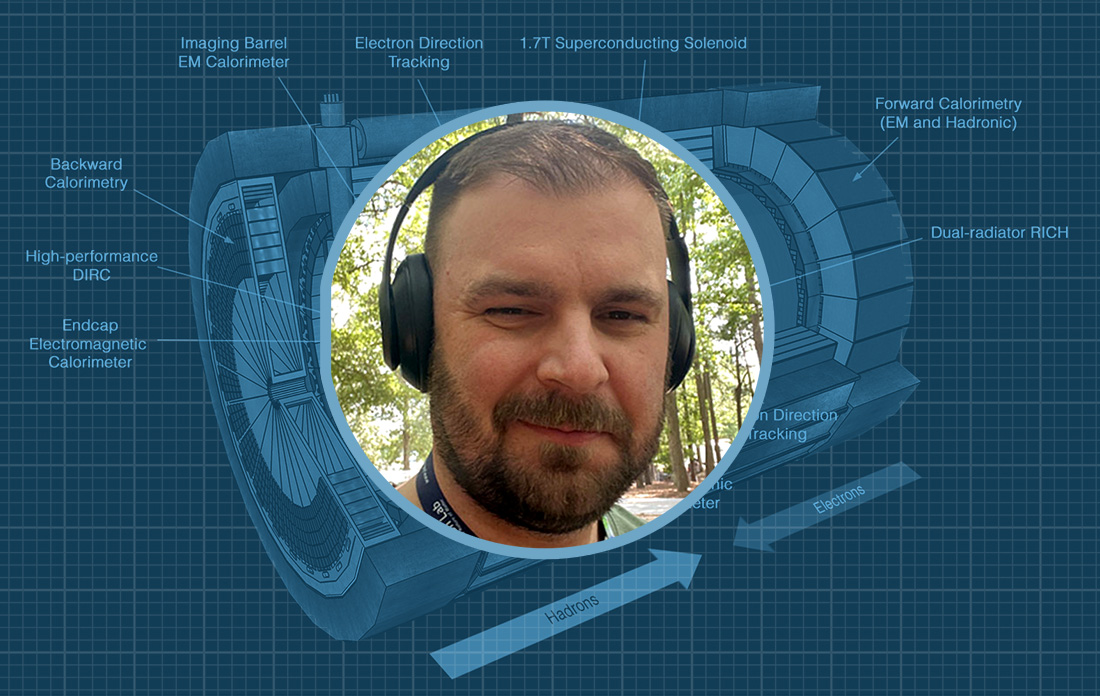 Alex Eslinger and the Electron-Ion Collider (EIC) detector