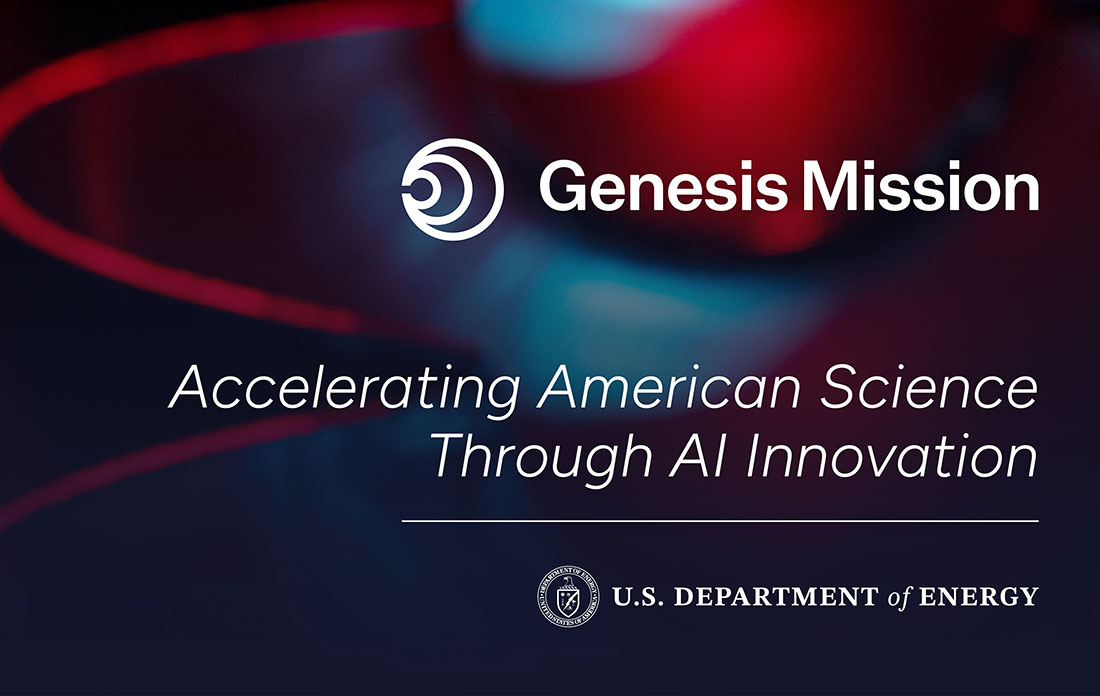 Genesis mission abstract graphic