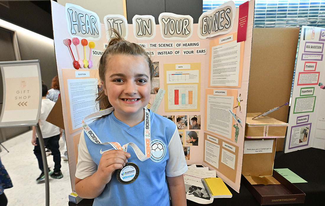 Fourth grade winner Gabrielle Opisso