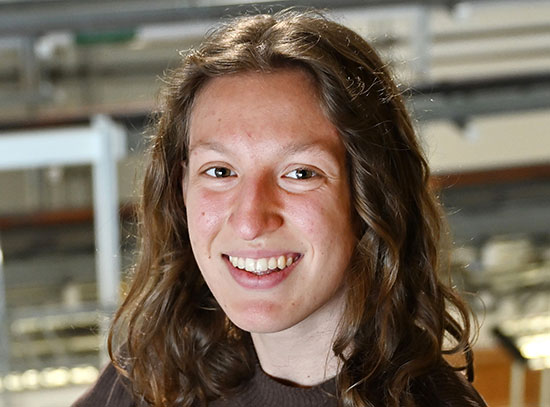 essica Moylan is shown inside the National Synchrotron Light Source II
